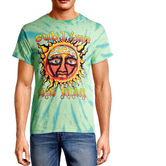 Sublime Long Beach Logo Tie Dye ska punk rock Official T-Shirt XL NWT - Picture 1 of 5